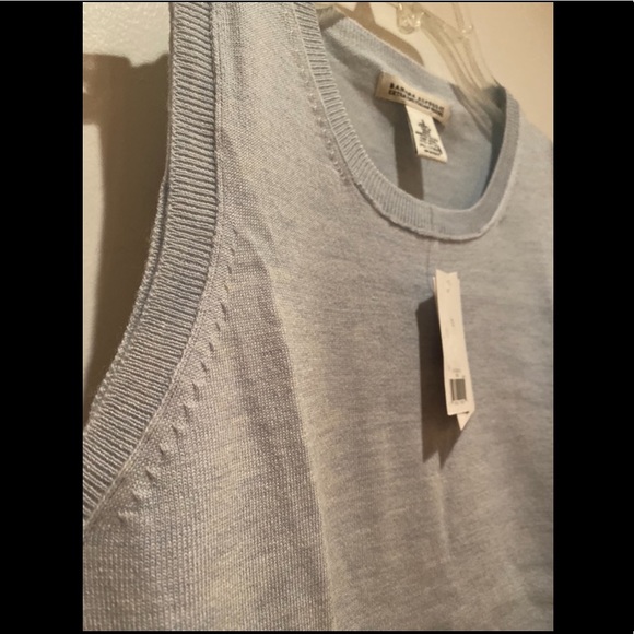 NWT Banana Republic S/L sky blue wool sweater, S. - Picture 3 of 5